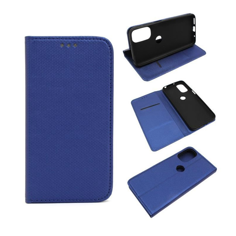 Etui z klapką Smart Magnet na telefon motorola moto g31 / g41 4G granatowe