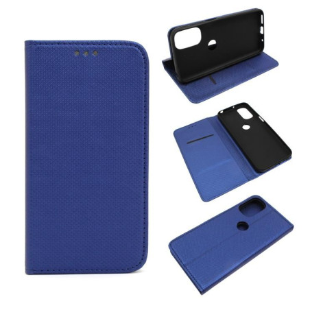 Etui z klapką Smart Magnet na telefon motorola moto g31 / g41 4G granatowe