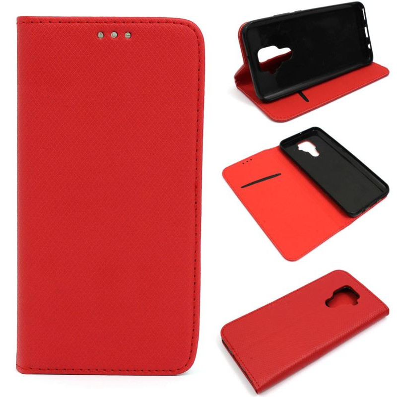 Etui Smart Magnet na telefon Huawei Mate 30 Lite MAR-LX1 czerwone