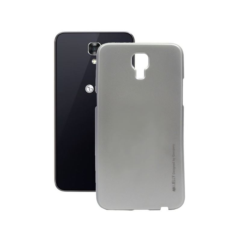 Etui Futerał Mercury i-JELLY METAL na telefon LG X SCREEN srebrny