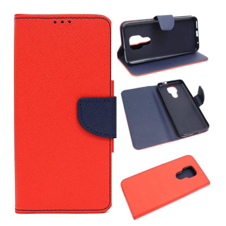 Etui Fancy Diary na telefon motorola moto g9 / g9 play / e7+ czerwone