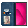 Etui Smart Retro na telefon T-Mobile T Phone 2 Pro 5G / REVVL 7 Pro 5G niebieskie