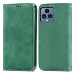 Etui Smart Retro na telefon T-Mobile T Phone 5G / Revvl 6 5G zielone