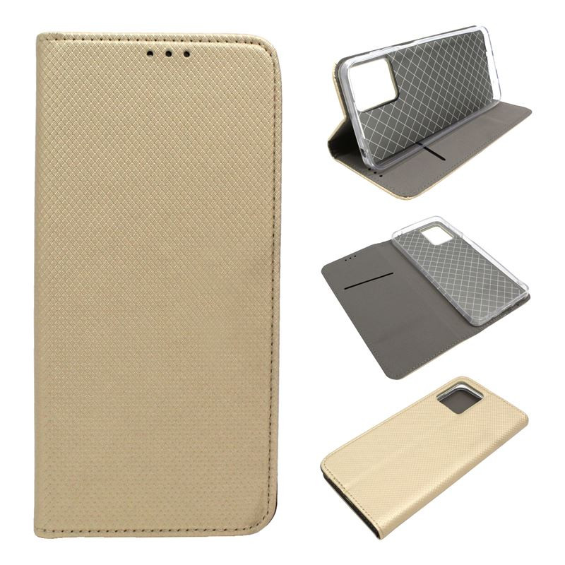 Etui Smart Magnet na telefon motorola moto g14 4G XT2341 złote