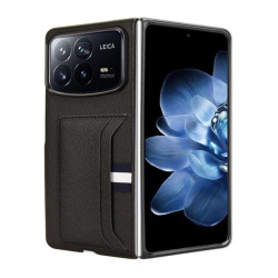 Etui Lichi Card Case na telefon Xiaomi Mi Mix Fold 4 5G czarne