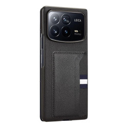 Etui Lichi Card Case na telefon Xiaomi Mi Mix Fold 4 5G czarne