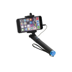 Uchwyt SELFIE STICK Audio Jack 3,5mm długość 80cm na telefon smartfon kamerę sportową niebieski