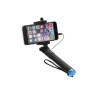 Uchwyt SELFIE STICK Audio Jack 3,5mm długość 80cm na telefon smartfon kamerę sportową niebieski