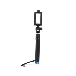 Uchwyt SELFIE STICK Audio Jack 3,5mm długość 80cm na telefon smartfon kamerę sportową niebieski