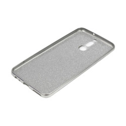 Etui Jelly Case GLOSSY HQ na telefon Huawei Mate 10 Lite srebrne
