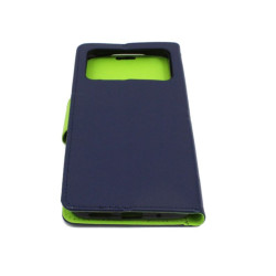 Etui Fancy Diary na telefon Xiaomi Poco C40 granatowe