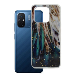 Etui Gold Glam na telefon Xiaomi Redmi 12C / 11A pióra