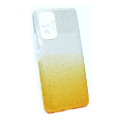 Etui Jelly Case SHINING HQ na telefon Xiaomi Redmi Note 10 Pro 4G srebrno-złote