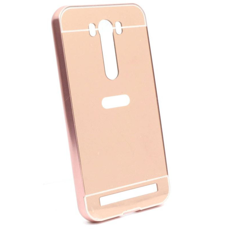 Bumper Mirror ALU Asus ZenFone 2 5.0 ZE500KL różow