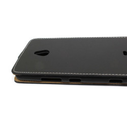 Etui pionowe z klapką SLIM FLEX na telefon Nokia 1320 Lumia czarne HQ