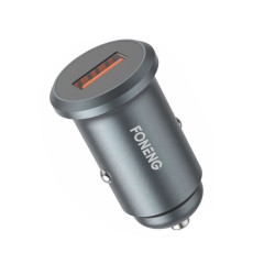 Ładowarka samochodowa C15 do telefonu QC 3.0 4A 20W kompaktowa mini mała aluminium