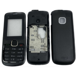 Obudowa Nokia C1-01 czarna + korpus z klawiaturą