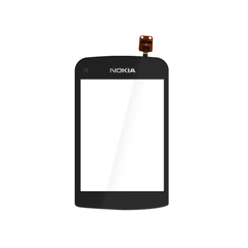 Ekran dotykowy / Dotyk do telefonu Nokia C2-02 C2-03 czarny + klej