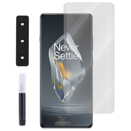 9H SZKŁO hartowane na telefon OnePlus 12R 5G CPH2609 / Ace 3 5G PJE110 UV + lampa