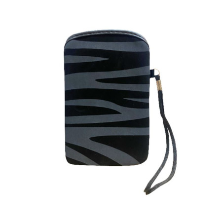 Kieszonka Flexi zebra czarno-szara HD2 i9000 i9100
