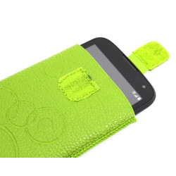 Etui kieszonka DEKO XL wsuwka na telefon zielony pokrowiec na smycz