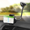 Uchwyt samochodowy do szyby na telefon / smartfon / nawigację / GPS 4,5-6,8" 23a długość ramienia pałąka 27cm szerokość 4-10.5cm