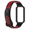 Opaska / pasek do smartband Xiaomi Mi Band 8 Active / Redmi Smart Band 2 czarno-czerwona