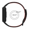 Opaska / pasek do smartband Xiaomi Mi Band 8 Active / Redmi Smart Band 2 czarno-czerwona