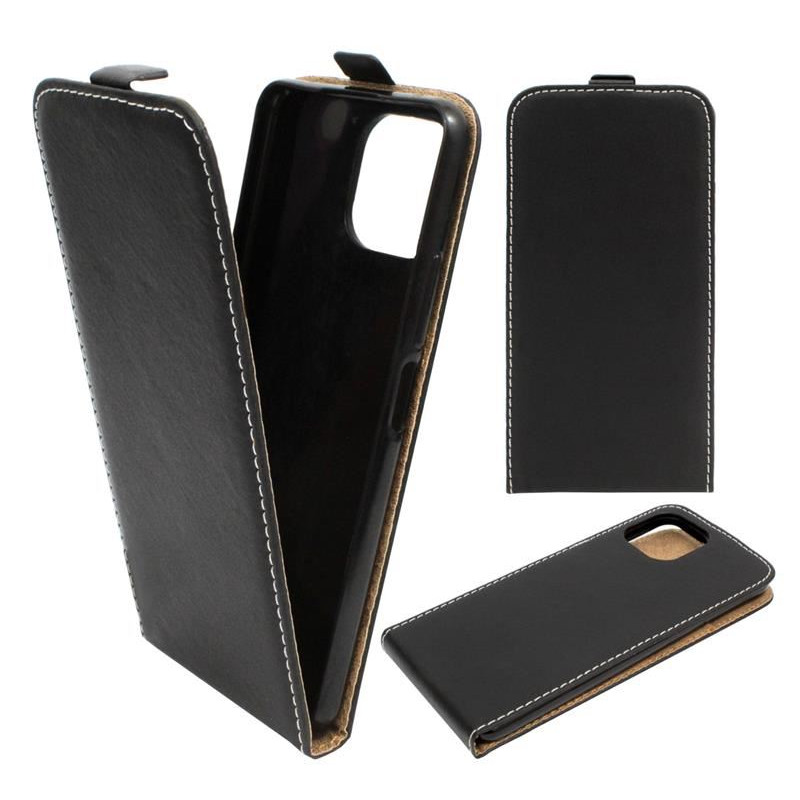 Etui pionowe z klapką Slim Flex na telefon Xiaomi Mi 11 Lite / Mi 11 Lite 5G / 11 Lite 5G NE czarne HQ