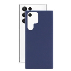 Etui Jelly Case na telefon Samsung Galaxy S22 Ultra SM-S908 SM-S908B granatowe MATT