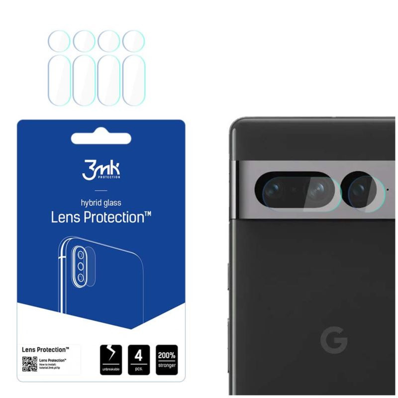 3MK FLEXIBLE GLASS szkło hybrydowe na telefon Google Pixel 7 Pro 5G cameralen