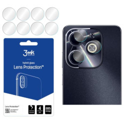 3MK FLEXIBLE GLASS szkło hybrydowe na telefon Infinix HOT 40i X6528B / Smart 8 X6525 camera lens