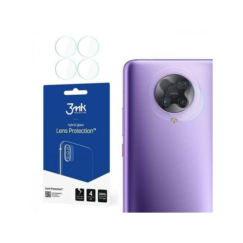 3MK FLEXIBLE GLASS szkło hybrydowe na telefon Xiaomi POCO F2 Pro camera lens