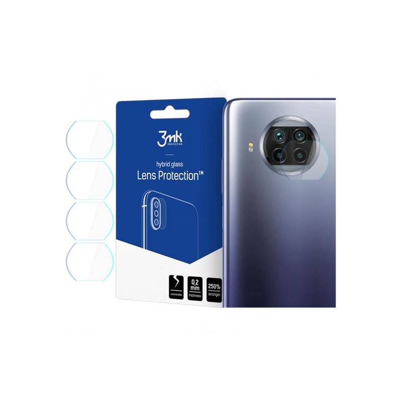 3MK FLEXIBLE GLASS szkło hybrydowe na telefon Xiaomi Mi 10T Lite 5G camera lens