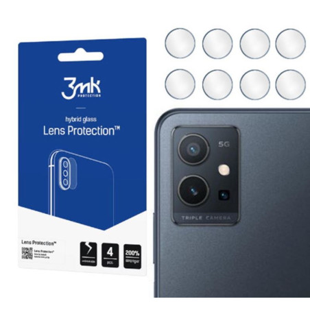3MK FLEXIBLE GLASS szkło hybrydowe na telefon Vivo Y75 5G camera lens
