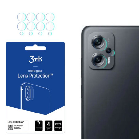 3MK FLEXIBLE GLASS szkło hybrydowe na telefon Xiaomi POCO X4 GT 5G / Redmi Note 11T Pro+ 5G camera lens