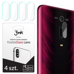 3MK FLEXIBLE GLASS szkło hybrydowe na telefon Xiaomi Mi 9T / Mi 9T Pro / Redmi K20 / Redmi K20 Pro camera lens