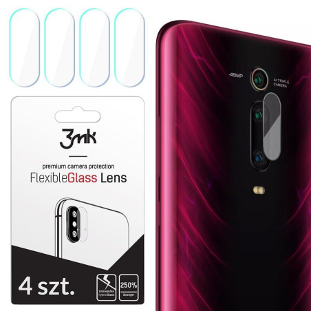 3MK FLEXIBLE GLASS szkło hybrydowe na telefon Xiaomi Mi 9T / Mi 9T Pro / Redmi K20 / Redmi K20 Pro camera lens