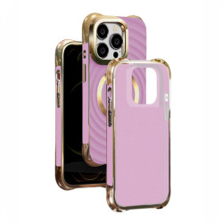 Etui Circle Glam Mag na telefon Apple iPhone 15 A3090 fioletowe