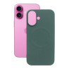 Etui Mercury MagSafe SILICONE na telefon Apple iPhone 16 A3287 zielone