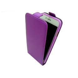 Etui pionowe z klapką SLIM FLEX na telefon Huawei Y600 fioletowe