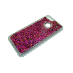 Etui Liquid / Water Case na telefon Huawei Y9 2018 różowy