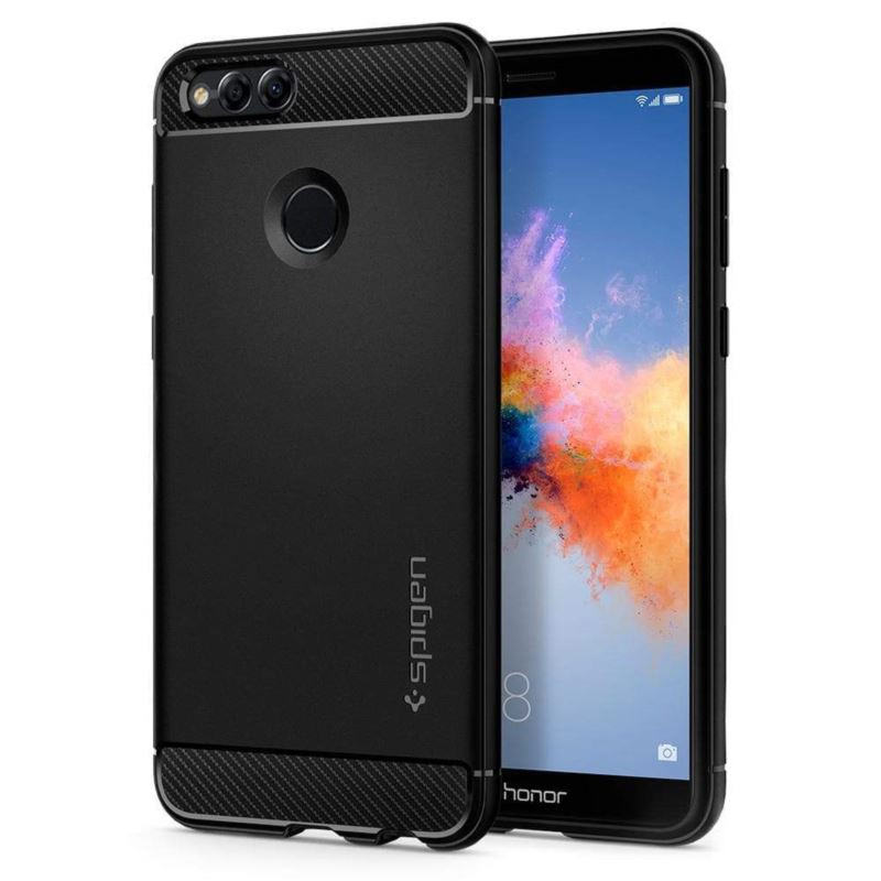 Etui SPIGEN RUGGED ARMOR na telefon HONOR 7X BND-L21 czarne