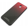 Etui Glass Case na telefon Xiaomi Redmi 8A czarno-czerwone