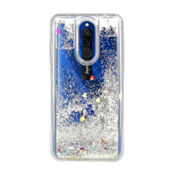 Etui Liquid / Water Case na telefon Xiaomi Redmi 8 srebrne