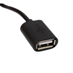 Przedłużacz kabla USB 2.0 męski-żeński przewód 1m czarna - kabel przedłużający USB-A