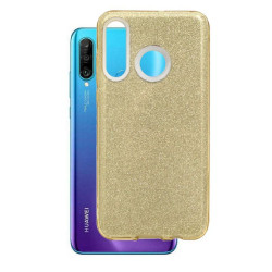 Etui Jelly Case SHINING HQ na telefon Huawei P30 Lite MAR-L21 złote