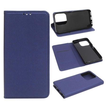 Etui Smart Magnet na telefon Tecno Spark 10 NFC 4G granatowe