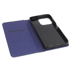 Etui Smart Magnet na telefon Tecno Spark 10 NFC 4G granatowe