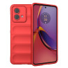 ETUI PANCERNE PHANTOM na telefon motorola moto g84 5G XT2347 czerwone